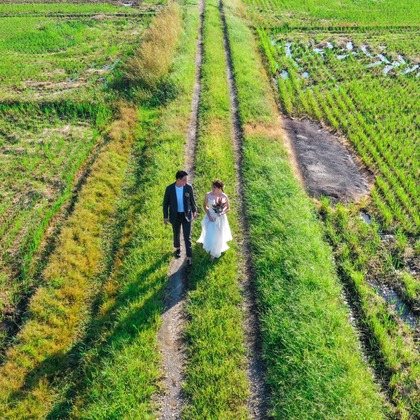 佐野章太が撮影した前撮り/後撮り出張撮影/結婚式撮影の写真