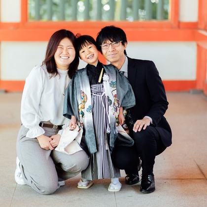 出張撮影くろさわが出張撮影した「七五三」の家族写真