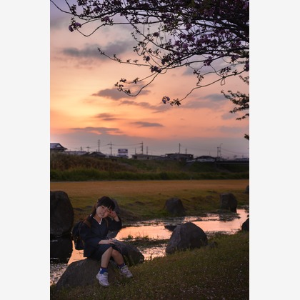 photoYoshitakeが出張撮影した「公園にて」の家族写真