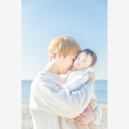 今泉秀樹が出張撮影した「稲毛海岸」の家族写真