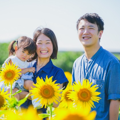 石井凡騎が出張撮影した赤ちゃん・幼児服, 慰め, 乳児が写った家族写真(キッズ,ベビーフォト)の写真