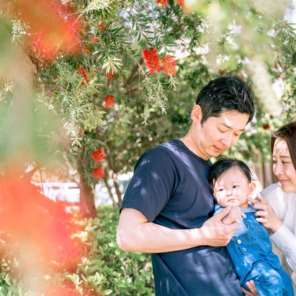 Yossyが出張撮影した「ファミリー」の家族写真