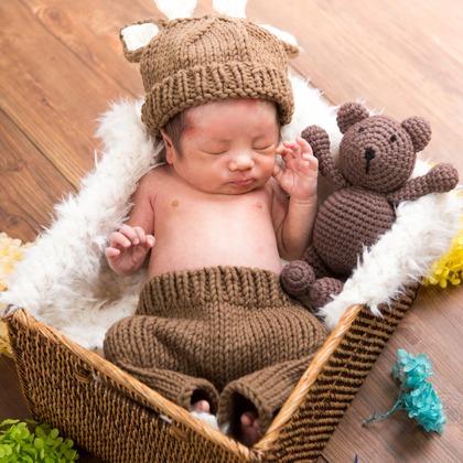 写楽堂が撮影したニューボーンフォトの写真