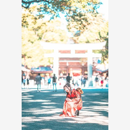 kudophotoが撮影した家族写真の出張撮影/成人式撮影の写真