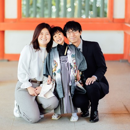 出張撮影くろさわが出張撮影した「七五三」の家族写真