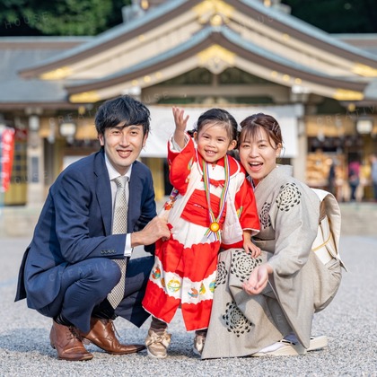 CREATIVE HOUSEが出張撮影した「七五三」の家族写真