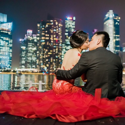 Photo of Singapore Pre Wedding Photos taken by LOVELENS Fine Art Photography Singapore