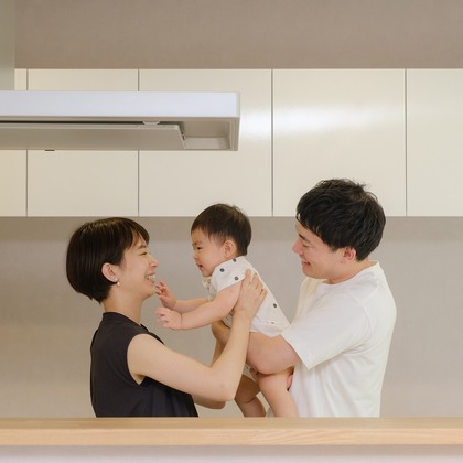 高夏写真店が出張撮影した「家族写真の撮影」の家族写真