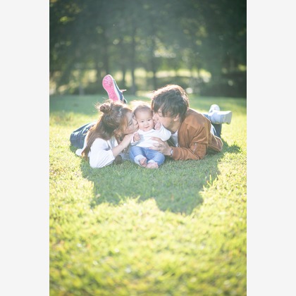 酒井大輔が出張撮影した家族写真, 植物, 七五三が写った家族写真の出張撮影/七五三フォトの写真