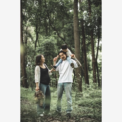 チャミーフォトグラフィーが撮影した家族写真の出張撮影の写真