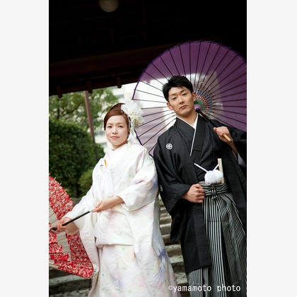 山本写真館が撮影したウェディングや家族、ビジネスの写真