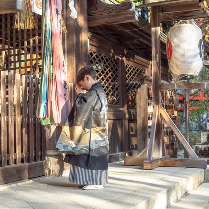 中村雅樹が出張撮影したジェスチャー, 記念写真, お宮参りが写った七五三フォトの写真
