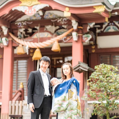 出張カメラマンのY's Officeが撮影したお宮参りの写真