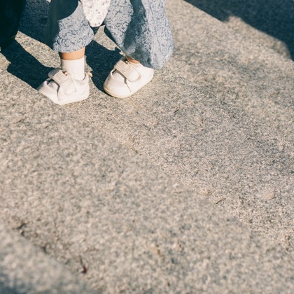 あかすたが出張撮影した「お宮参り」の家族写真