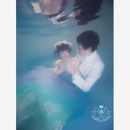 Photo of underwater taken by Abe水中フォトウェディング