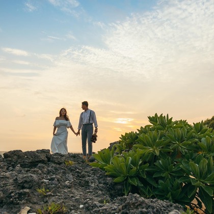 ポートレート沖縄が撮影した「ビーチフォトウエディング」の写真