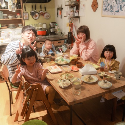 岡田雄太が撮影した家族写真の出張撮影の写真