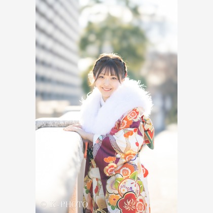 大森光太郎・K-PHOTOが出張撮影した「成人式撮影」の家族写真