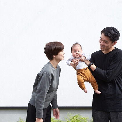 岩瀬泰治が撮影した家族写真の出張撮影の写真