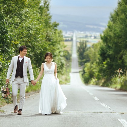 uno e creative act.が撮影した「富良野・美瑛　ロケーションフォトウェディング」の写真