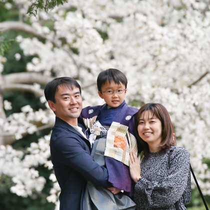 寫樂斎が撮影した家族写真の出張撮影/七五三フォトの写真
