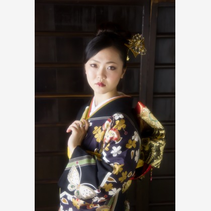 スマイルハンターが出張撮影した家族写真(キッズ,ベビーフォト)などが写った「成人式フォト」の家族写真