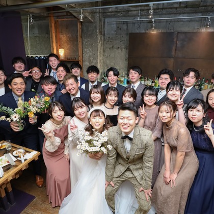 とうのまる制作室が撮影した結婚式二次会撮影の写真