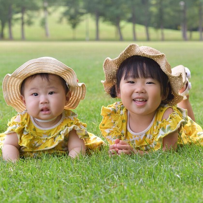 須貝フォトサービスが撮影した家族写真の出張撮影の写真