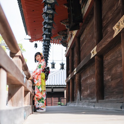 中村雅樹が出張撮影した記念写真, 成人式, オレンジが写った七五三フォトの写真
