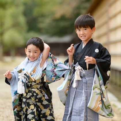 スタジオファンタスが出張撮影した家族旅行, 子供たち, 顎が写った七五三フォトの写真