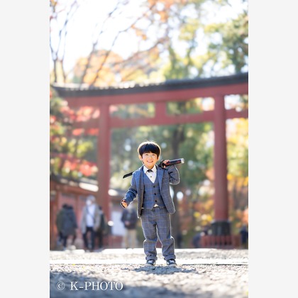 大森光太郎・K-PHOTOが出張撮影した「七五三撮影」の家族写真