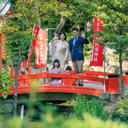 CREATIVE HOUSEが出張撮影した「七五三」の家族写真