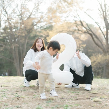 近藤碧が撮影した家族写真の出張撮影の写真