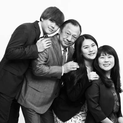 森田寫眞館が出張撮影した「ファミリー」の家族写真