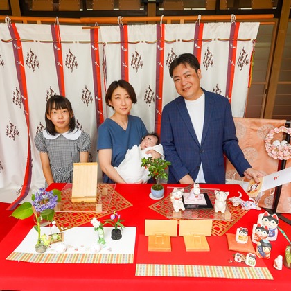 スタジオ　まるが撮影したお宮参りの写真
