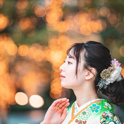 kudophotoが撮影した家族写真の出張撮影/成人式撮影の写真