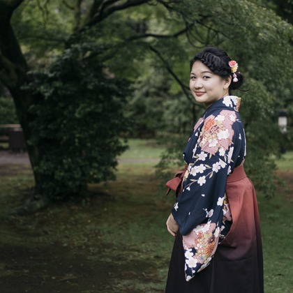 植村由理が出張撮影した「卒業式 at 早稲田大学、オークウッドプレミア東京」の家族写真