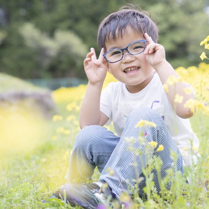 たきざわ めぐみが出張撮影したフラワーパーク江南, 天然素材, ペイントが写ったその他/家族写真の出張撮影の写真
