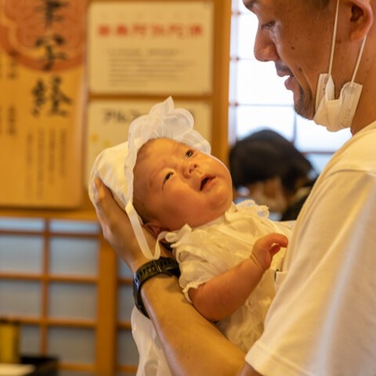 内海　利彦が撮影した家族写真の出張撮影/お宮参りの写真