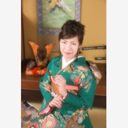 スマイルハンターが出張撮影した家族写真(キッズ,ベビーフォト)などが写った「成人式フォト」の家族写真