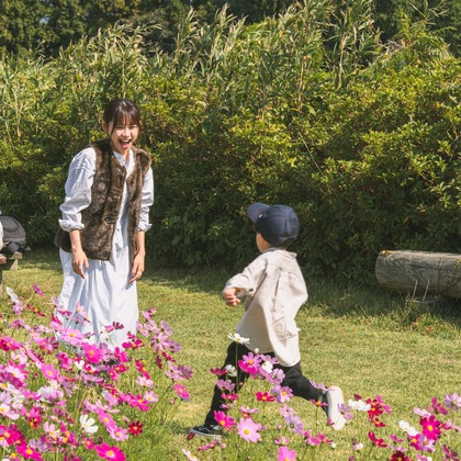日下翔太郎が撮影した家族写真の出張撮影の写真
