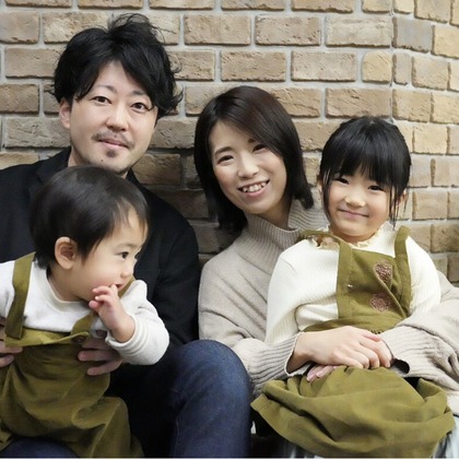 株式会社GSpaceが撮影した家族写真の出張撮影の写真