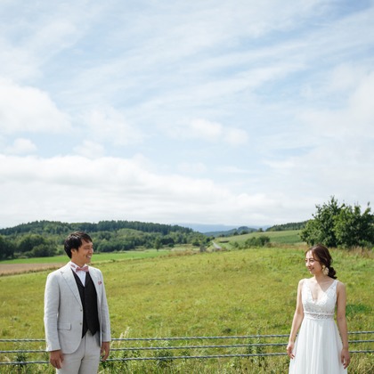 uno e creative act.が撮影した「富良野・美瑛　ロケーションフォトウェディング」の写真