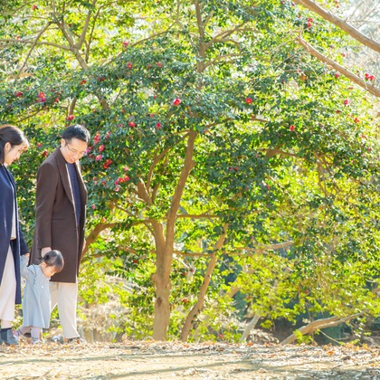 今泉秀樹が出張撮影した「昭和記念公園」の家族写真