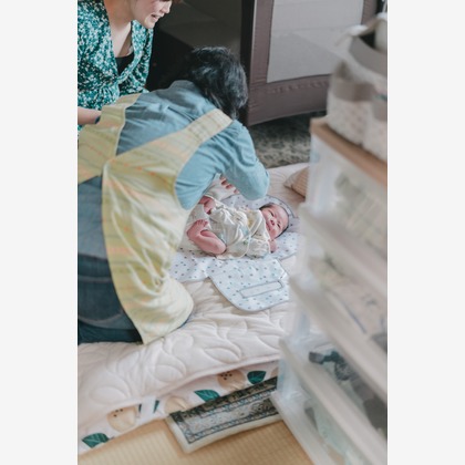 Photo Design CRIEが出張撮影した「マタニティ・ニューボーン」の家族写真