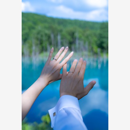 北海道ロケーションフォトウェディング♪が撮影した前撮り/後撮り出張撮影の写真