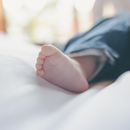 山口亮が撮影したニューボーンフォトの写真