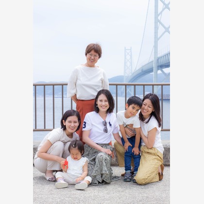 すみれふぉとが出張撮影した「新緑撮影会?」の家族写真