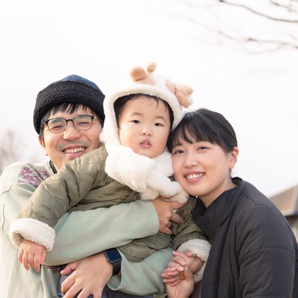 ストロボ　フォトサービスが撮影した「宮城県内ファミリー記念日の出張撮影」の写真