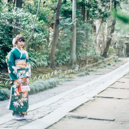 遥南　碧が出張撮影した振袖, 成人式, 人間の髪の色が写った店舗/オフィス/サロン撮影の写真